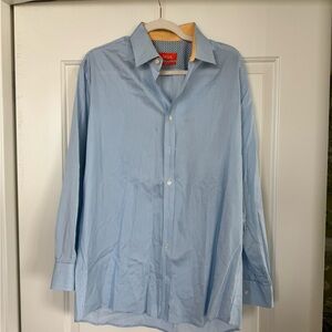 Tallia Blue and White Button Down